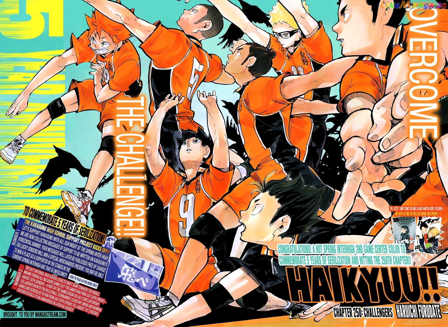 Haikyuu!!, Chapter 250 image 03